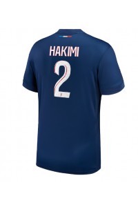 Paris Saint-Germain Achraf Hakimi #2 Voetbaltruitje Thuis tenue 2024-25 Korte Mouw